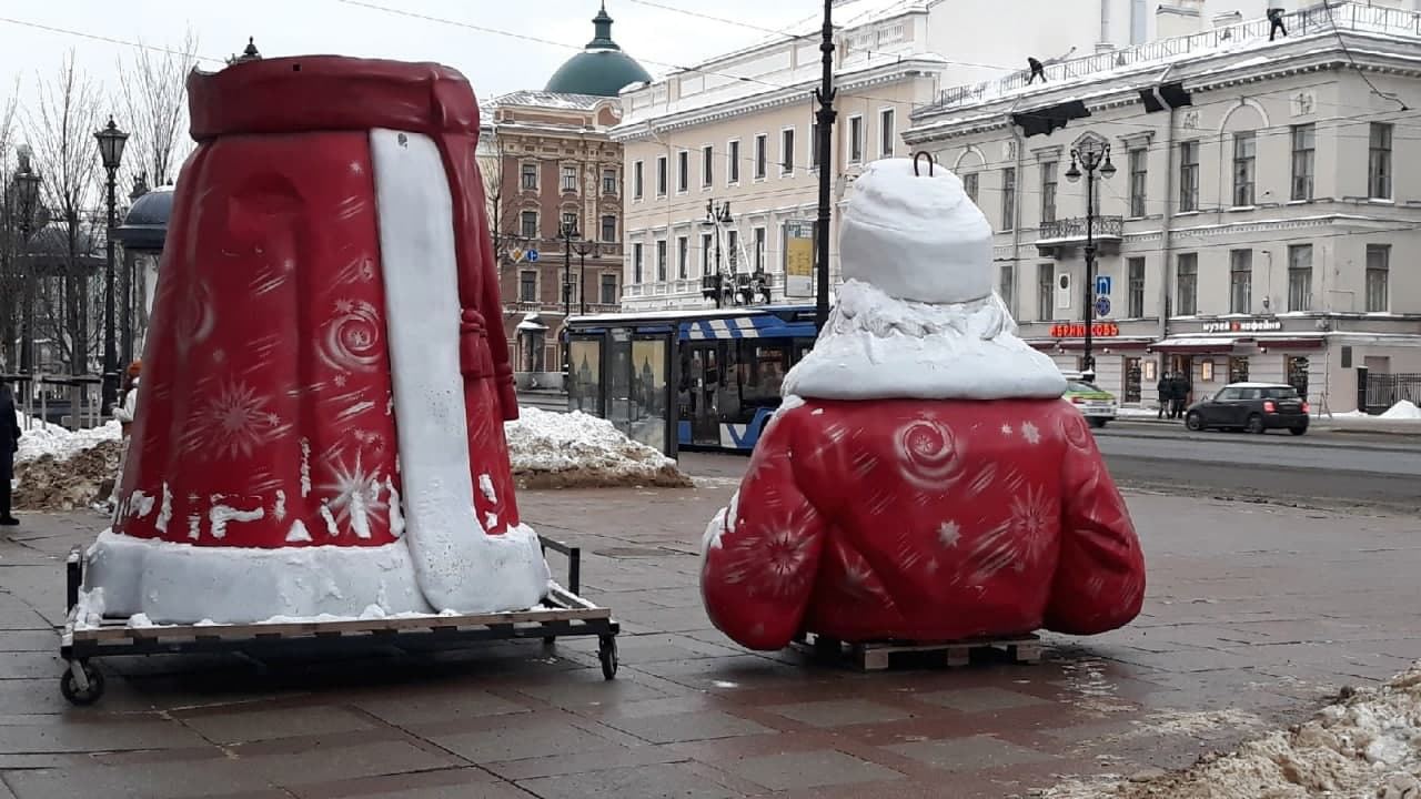 голой жопой на мороз