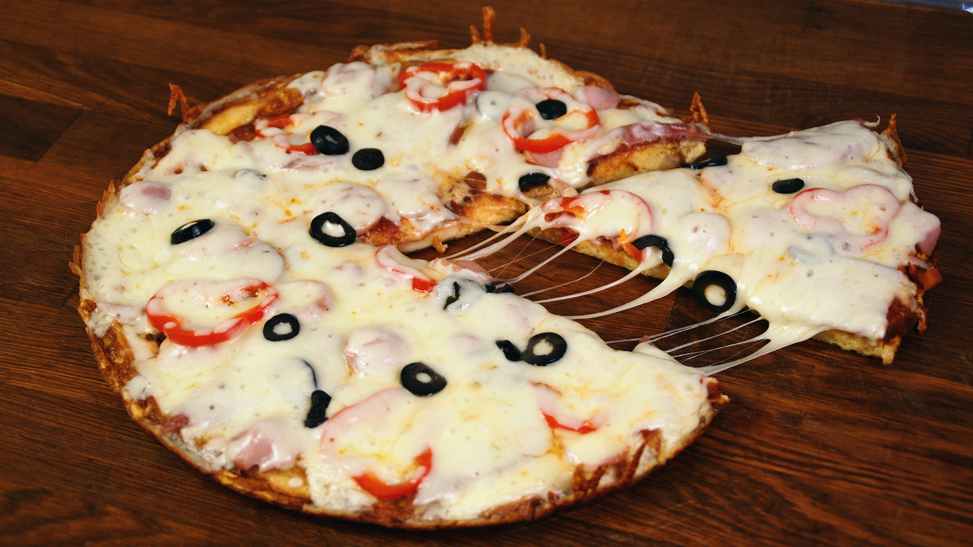 быстрая пицца в духовке с сыром и колбасой фото 118