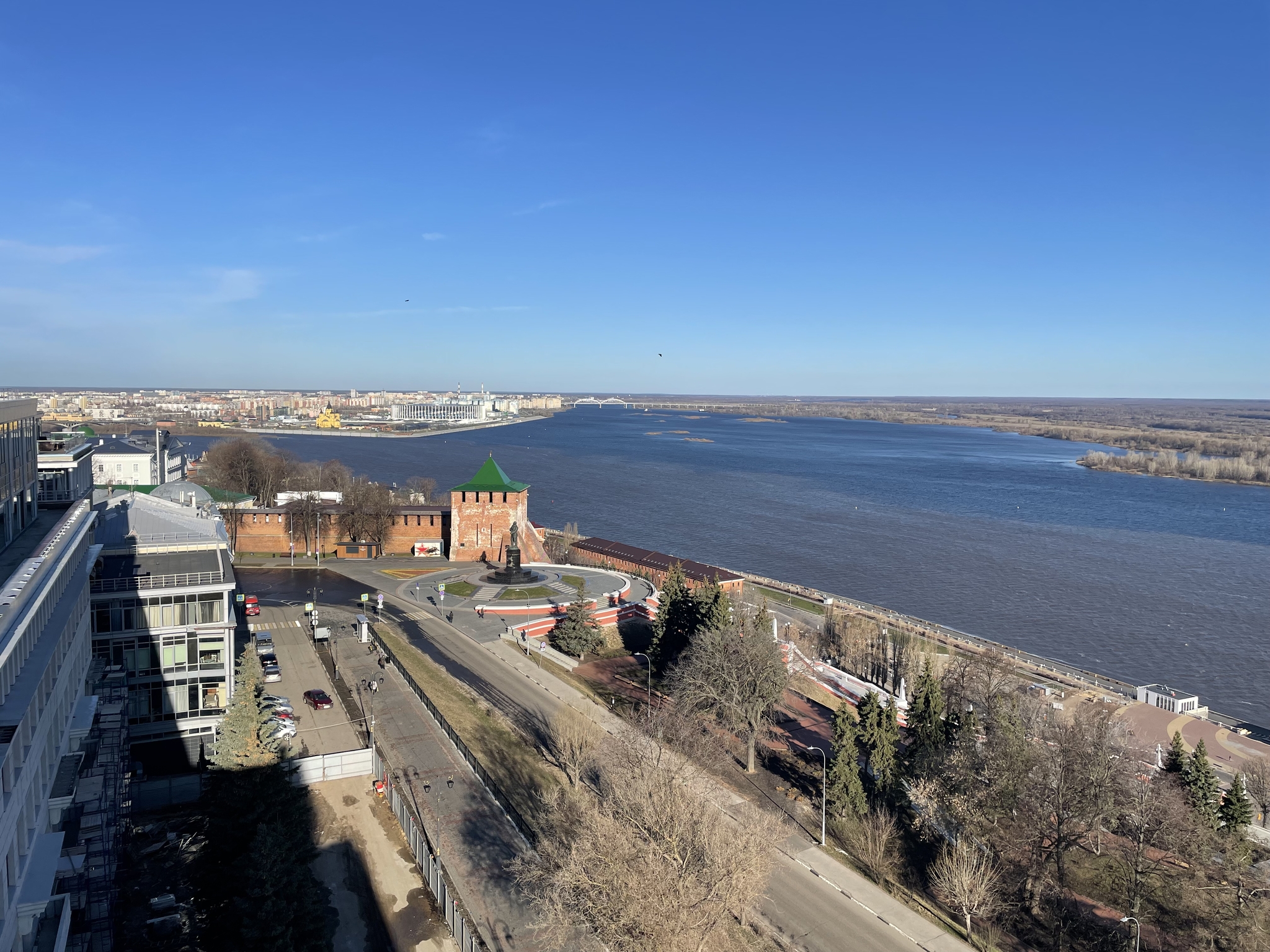 Ока впадает в Волгу Нижний Новгород
